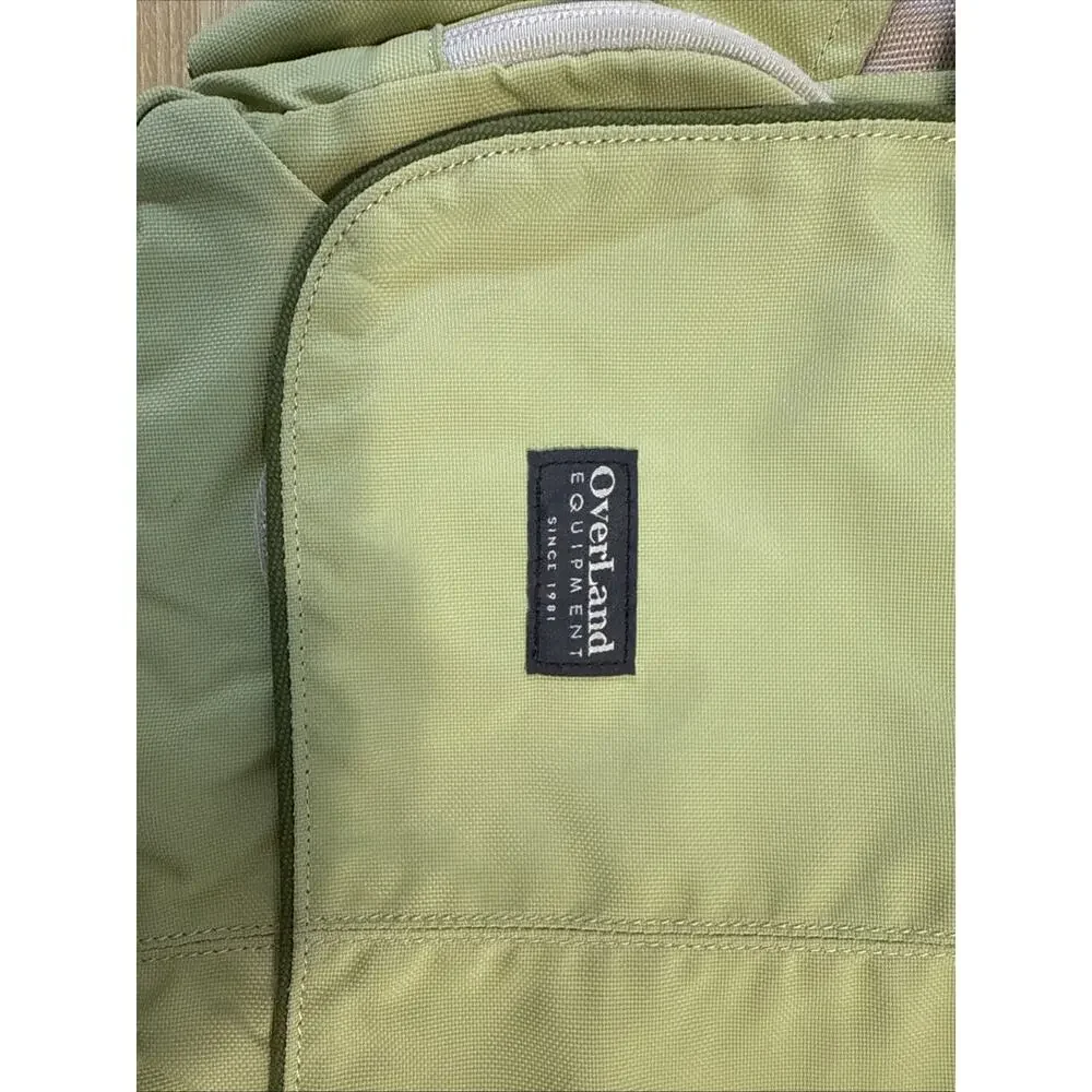 Vintage Overland Equipment Messenger Bag Travel Laptop Shoulder Bag Green